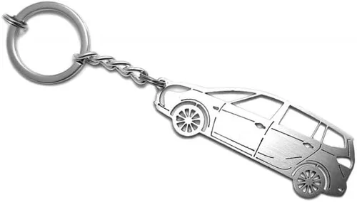 Miniatura 4 de Llavero con anillo adecuado para Opel Zafira C Tourer entusiastas de los automóviles Cadena colgante de llave de acero regalo de automóvil