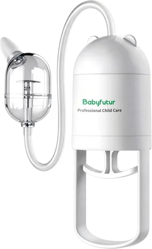 Aspirador nasal para bebés para recién nacidos y niños pequeños – Succionador de nariz manual, puntas de silicona suave sin BPA, diseño