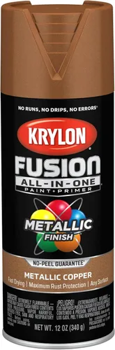 Miniatura 96 de Krylon Fusion - Pintura en aerosol adhesiva todo en uno para uso en interiores y exteriores, 12 onzas, aluminio Icy Grape