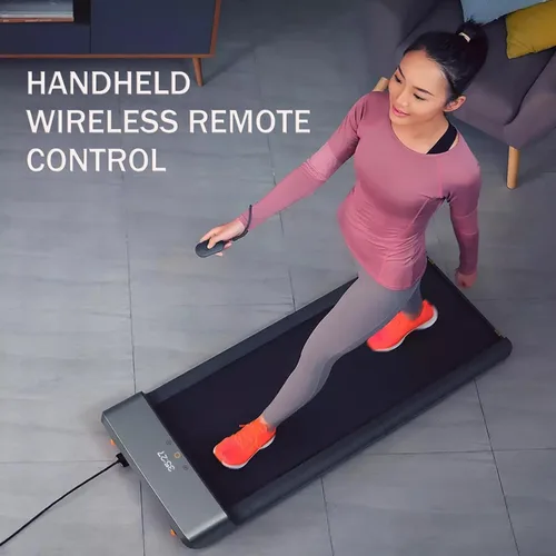 Miniatura 7 de Caminadora con almohadilla para caminar para el hogar, pequeña, portátil, plegable, debajo del escritorio, con control remoto, pantalla LED, máquina