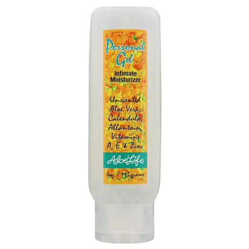 Aloe Life - Gel personal, hidratante íntimo, crema de aloe orgánica, fórmula sedosa y que no mancha, perfecto para la menopausia, tratamiento de