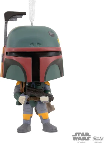 Miniatura 6 de Hallmark Star Wars Boba Fett Funko POP! Adorno Navideño