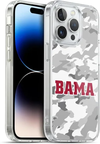Miniatura 257 de Head Case Designs Funda de gel suave con licencia oficial de la Universidad de Alabama UA Collage compatible con Apple iPhone 13 Pro Max