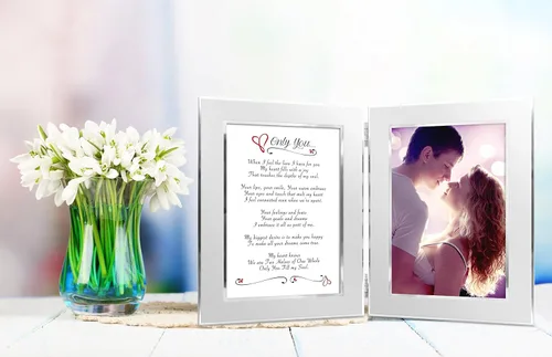 Miniatura 5 de Mejor San Valentín romántico, para ella, él, esposa, marido, novia, novio, alma gemela, amante. Regalo de cita nocturna. Poema romántico + tu foto