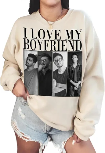 Miniatura 38 de Sudaderas con capucha personalizadas diseñan el tuyo propio, retrato de camisa de la foto, regalos personalizados para el día de San Valentín