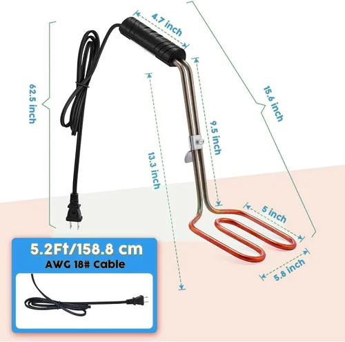 Miniatura 2 de Arrancador de carbón eléctrico de 700 W, bobina de calentamiento de acero inoxidable, encendedor rápido de carbón No requiere líquido encendedor
