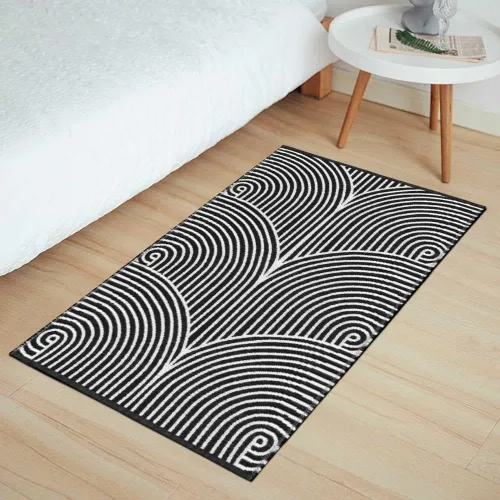 Miniatura 2 de Tiffasea Alfombras de cocina de 2 x 5 pies + 2 x 3 pies, alfombras de pasillo lavables modernas de algodón tejido de algodón para interiores