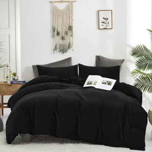 Miniatura 327 de CLOTHKNOW - Juego de edredón verde militar tamaño completo de 3 piezas, juego de ropa de cama verde oscuro, edredón suave con 2 fundas de almohada