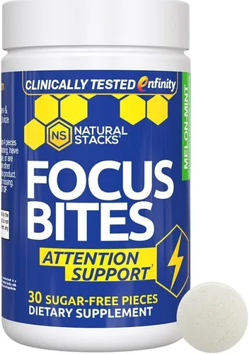 Suplemento de paraxantina de 100 mg - Suplemento de enfoque sin cafeína para productividad y apoyo de atención - Enfinity Paraxantina clínicamente