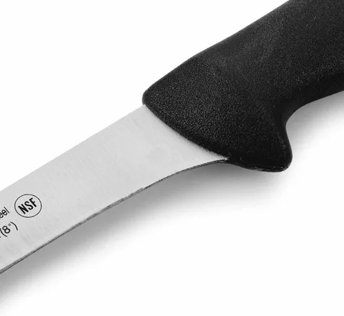Miniatura 4 de Arcos Cuchillo de filete de acero inoxidable nitrum de 8 pulgadas. Mango ergonómico de polipropileno y hoja de 7.874 in. Cuchillo afilado para Negro