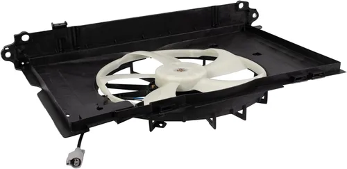 Miniatura 7 de TRQ Conjunto de ventilador de refrigeración del radiador compatible con Pontiac Vibe 2009-2010 Toyota Corolla Matrix 2009-2013 TO3115156
