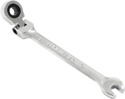 Miniatura 13 de Piutouyar Llave de trinquete de cabeza flexible de 0.394 pulgadas, llave de trinquete métrica profesional, llave combinada, herramienta de llave