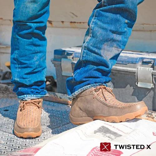 Miniatura 9 de Twisted X Botines Chukka Driving Moc para hombre