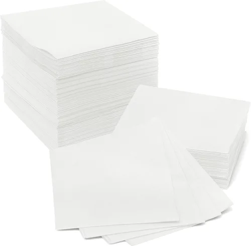 Miniatura 10 de Prestee 200 toallas de mano de papel desechables que se sienten como servilletas de lino, 2 capas, toallas de invitados, servilletas de papel