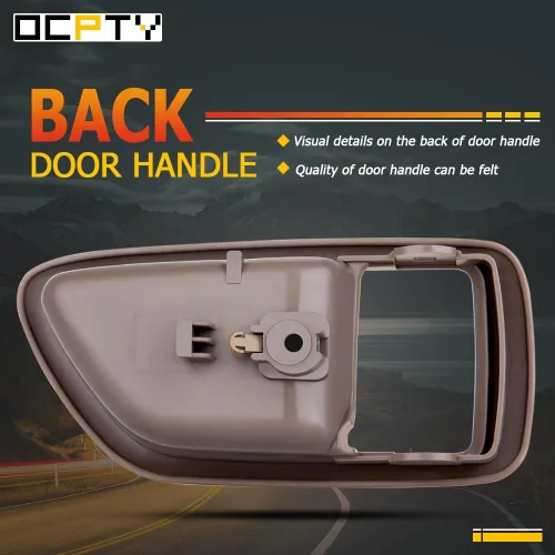 Miniatura 6 de OCPTY Manijas de puerta interior del conductor izquierdo del pasajero lado derecho de repuesto para 2000-2004 para Toyota Avalon Beige 2 piezas