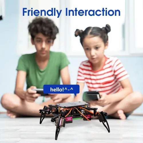 Miniatura 8 de Kit de Robot Araña Biónica Programable STEM, Kit Científico para Niños de 8 a 12 años, Juguete de Construcción de Robótica DIY para Adolescentes