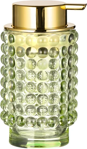 Miniatura 9 de Dispensador de jabón líquido de vidrio, dispensador de líquido rellenable con bomba dorada, dispensador de jabón para las manos para baño, cocina