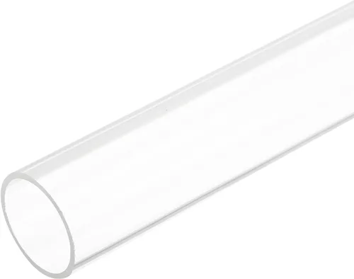 Miniatura 50 de MECCANIXITY Tubo acrílico rígido redondo tubo transparente 0.236 in ID 0.315 in OD 12.008 in longitud para lámparas y linternas, sistema