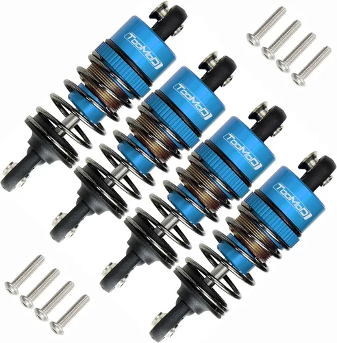 1/10 52MM RC Kit de amortiguadores llenos de aceite para Tamiya TT-01 TT-02 M03 M04 M05 M06 TA05 1:10 En carretera Actualizaciones de automóviles