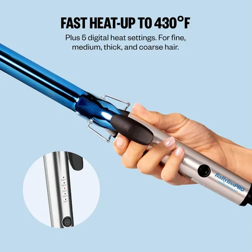 Miniatura 4 de BabylissPRO Nano Titanium Professional Curling Iron with Extended/Long Barrel Perfect for Longer Hair