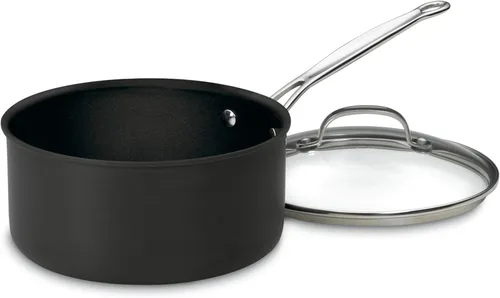 Miniatura 5 de Cuisinart Chef's Classic - Cacerola anodizada dura antiadherente de 1 cuarto de galón con tapa, 619-14 Cacerola con tapa