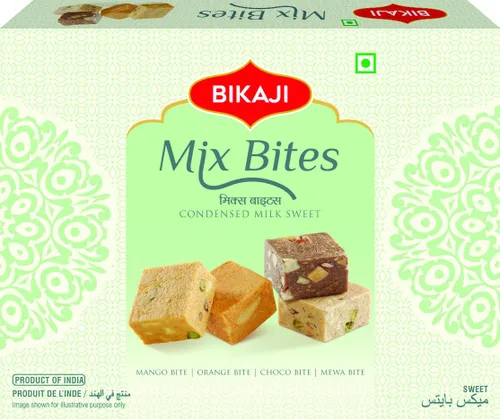 Miniatura 7 de Bikaji Anjeer Burfi de frutas secas Halwa 8.81 onzas (8.82 oz), pastel de higo tradicional y dulce de azúcar de nuez con frutas secas de primera