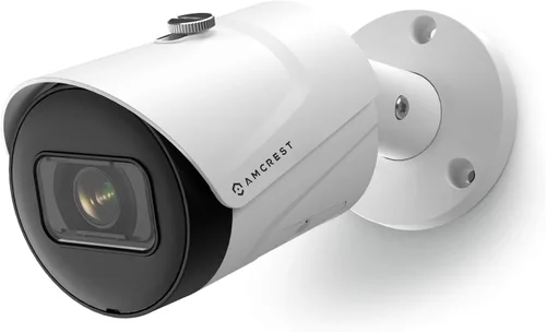 Amcrest UltraHD 5MP Cámara POE exterior 2592 x 1944p Bullet IP cámara de seguridad, IP67 exterior impermeable, ángulo de visión de 103°, lente de