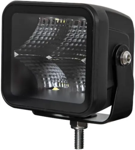 Miniatura 6 de Buyers Products 1492236 - Luz de inundación LED ultra brillante sin bordes, de 3 pulgadas de ancho, lente cuadrada, luz de punto/niebla para barra