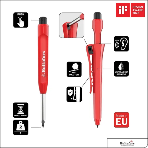 Miniatura 3 de Hultafors Tools 650100 Marcador seco HDM, 483179
