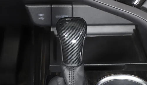 Miniatura 5 de ERIDANUS Accesorios para automóviles compatibles con Toyota Camry 2023 2022 2021 2020 2019 2018nterior Palanca de cambios (estilo fibra de carbono)