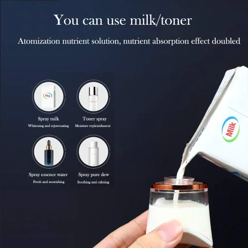 Miniatura 6 de FANTEXY Nano pulverizador facial con analizador de piel, probador de humedad, mini vaporizador portátil con USB, práctico pulverizador facial