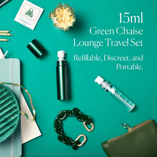 Miniatura 2 de Uberlube Lubricante de Silicona - Green Velvet Chaise para Viajes, Lubricante de Silicona Sin Fragancia, Lubricación Personal: Lubricante Sexual
