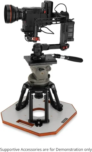 Miniatura 7 de PROAIM - Soporte de cuenco Hi-Hat de 2.953 in con tablero para disparos de ángulo bajo, 75 kg/165 lb Mounts in tight spaces where tripods can't