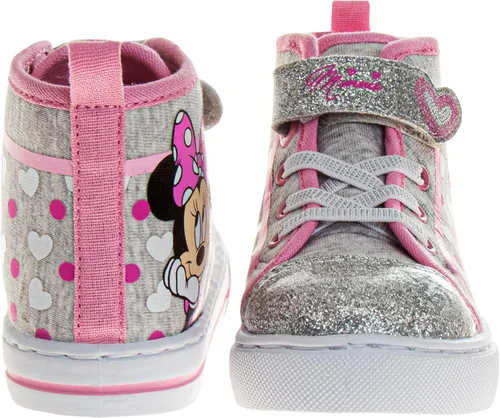 Miniatura 3 de Zapatillas altas de princesa de Disney con Minnie Mouse de Frozen Encanto - Zapatillas de tobillo de Blancanieves Ariel Elsa Maribel Minnie