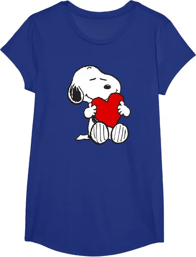 Miniatura 27 de Peanuts Camiseta de San Valentín Snoopy Hugging Heart, Negro