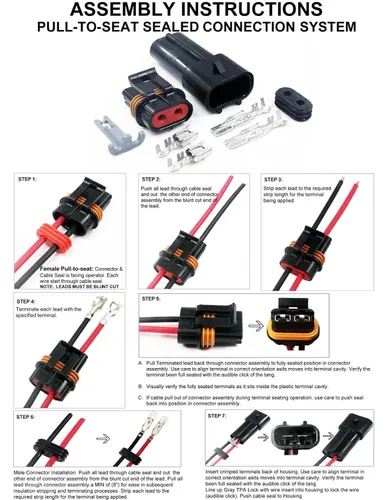 Miniatura 2 de ATO ATC Portafusibles con tapa sellada 16V y 46 amperios 12-10 GA Fusible Holder Ensamblaje Empalme (paquete de 4)
