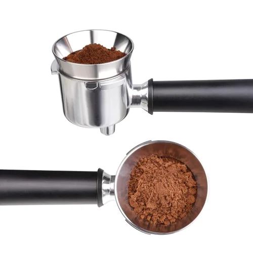 Miniatura 6 de MATOW Embudo dosificador de espresso de acero inoxidable compatible con portafiltro de 51mm