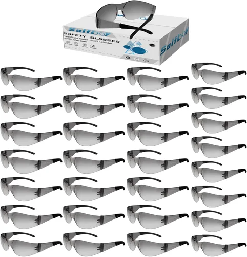 Miniatura 10 de Salfboy Gafas de Seguridad Ansi Z87.1 Gafas de Seguridad Transparentes a Granel Lentes Resistente al Impacto Gafas Protectoras para Hombres