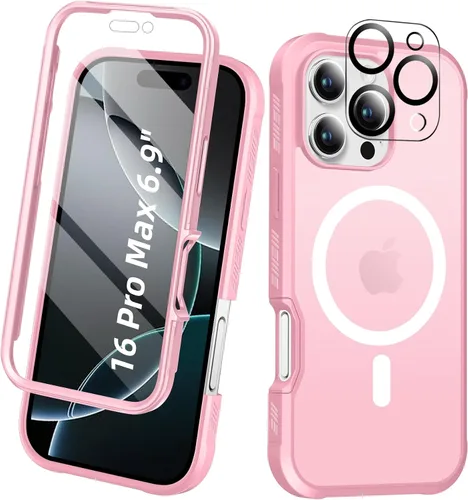 Miniatura 45 de Funda para iPhone 15 de cuerpo completo, protector de pantalla integrado, con protector de lente de cámara, [antiamarilleamiento], funda protectora