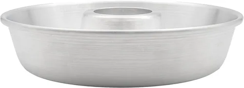 Miniatura 3 de Molde de aluminio para tartas – Moldes de tubo de flauta duraderos para hornear – Bandeja redonda antiadherente para hornear – Pastel de gasa