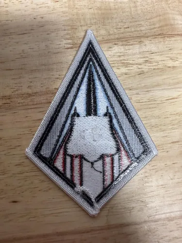 Miniatura 3 de Skunk Works® SR-71 Blackbird® MACH 3 Patch - Parte trasera de plástico, 4 pulgadas, con licencia