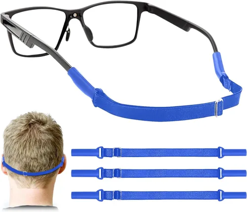 Miniatura 13 de Enenfly Adjustable Glasses Straps - 3 Pack No Tail Eyewear Retainer for Men, Women, Kids – Fits Eyeglasses & Sunglasses