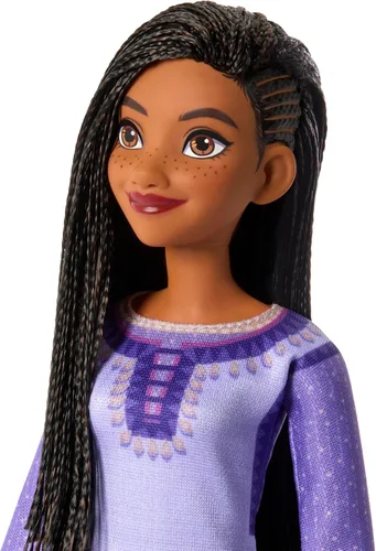 Miniatura 2 de Mattel Juguetes de Disney Wish, juego de mejor amiga para la hora del té con muñecas Asha y Dahlia de Rosas, 2 figuras, 1 mesa y 10 accesorios