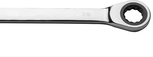 Miniatura 3 de FLZOSPER - Llave de trinquete SAE de 7/16 pulg., Llave combinada de trinquete y extremo rectangular de 72 dientes