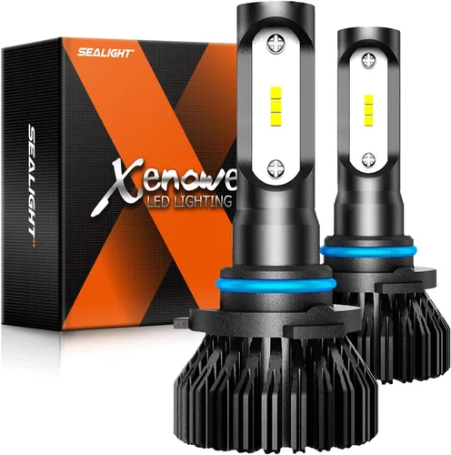 SEALIGHT H10 Bombillas LED antiniebla o DRL, 14000LM 600% mucho más brillantes Diseño de ángulo amplio, 6500K, color blanco xenón 9140 9145 H10,