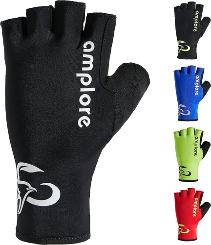 Miniatura 3 de Guantes de ciclismo de medio dedo, guantes de bicicleta de carreras, BMX, guantes de verano para mujer y hombre, guantes de bicicleta de carretera