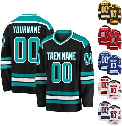 Miniatura 17 de Camisetas de hockey personalizadas para niños y niñas, camiseta de hockey personalizada para niños, regalos de hockey personalizados