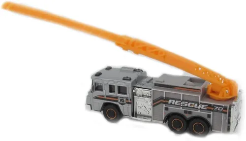 Miniatura 2 de Matchbox Pierce Quantum - Camión de escalera aérea 10/16 [plata/naranja]