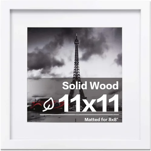 Miniatura 15 de Egofine - Portarretratos de 4 x 6 pulgadas, de madera maciza con plexiglás, para fotos de 3.5 x 5 con paspartú o de 4 x 6 sin paspartú, para colocar