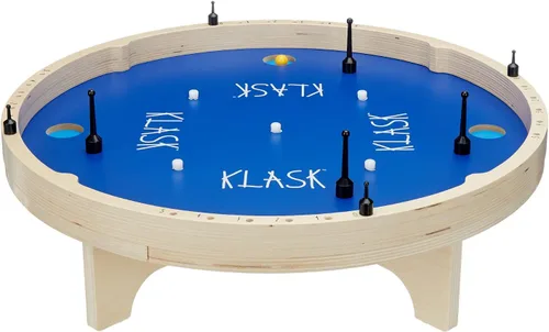 Miniatura 2 de KLASK: El Juego Magnético Premiado de Habilidad para Fiestas - para Niños y Adultos de Todas las Edades Que Es Mitad Fútbol, Mitad Hockey sobre Hielo